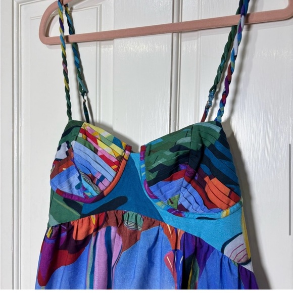 FARM Rio Colorful Tropical Maxi Dress - Picture 6 of 12